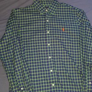 Ralph lauren polo plaid button up